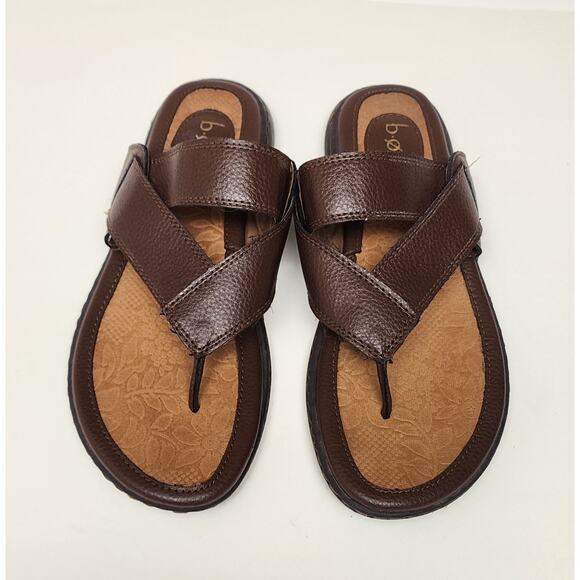 B.Ø.C Women's Sandals 10M Brown Flip Flop Strap Thong Shoes Comfort Size 9M - Picture 4 of 8